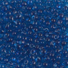 Miyuki drop beads 3,4mm Transparent capri blue DP-149
